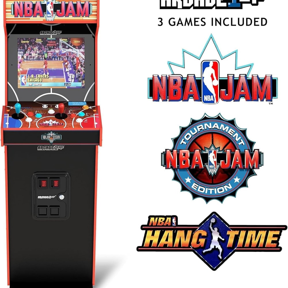 Arcade1Up NBA JAM Deluxe 2-Player Arcade Machine