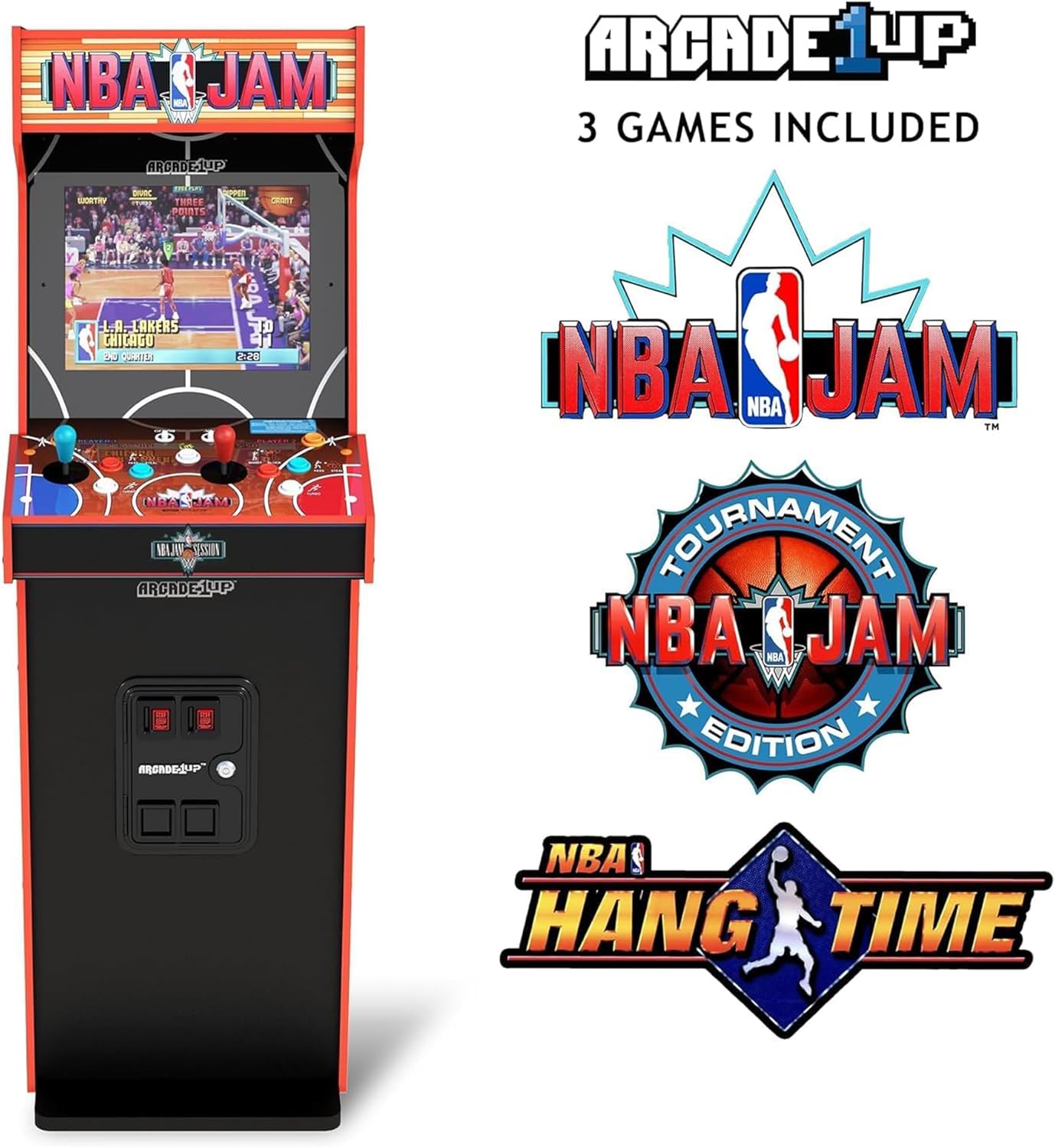 Arcade1Up NBA JAM Deluxe 2-Player Arcade Machine