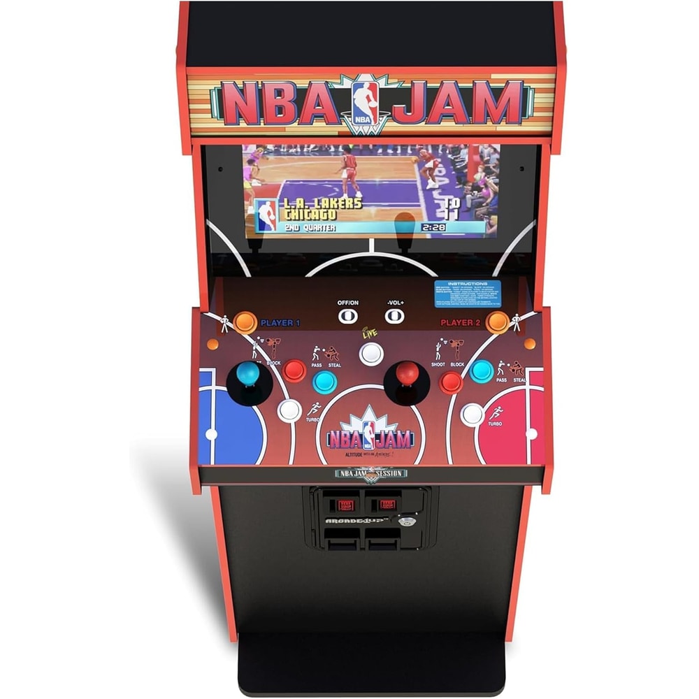Arcade1Up NBA JAM Deluxe 2-Player Arcade Machine