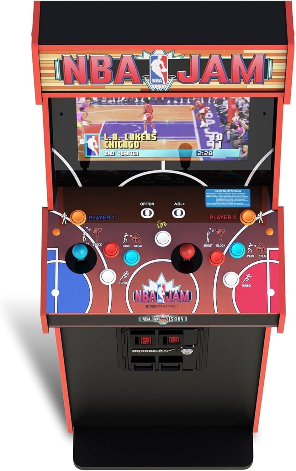 Arcade1Up NBA JAM Deluxe 2-Player Arcade Machine