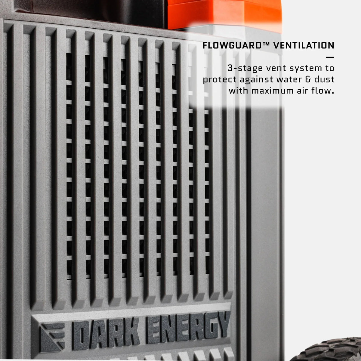 Dark Energy Recon 2000 Portable Power Station | 2016Wh, 2400W Pure Sine Inverter, Rugged Wheeled Case